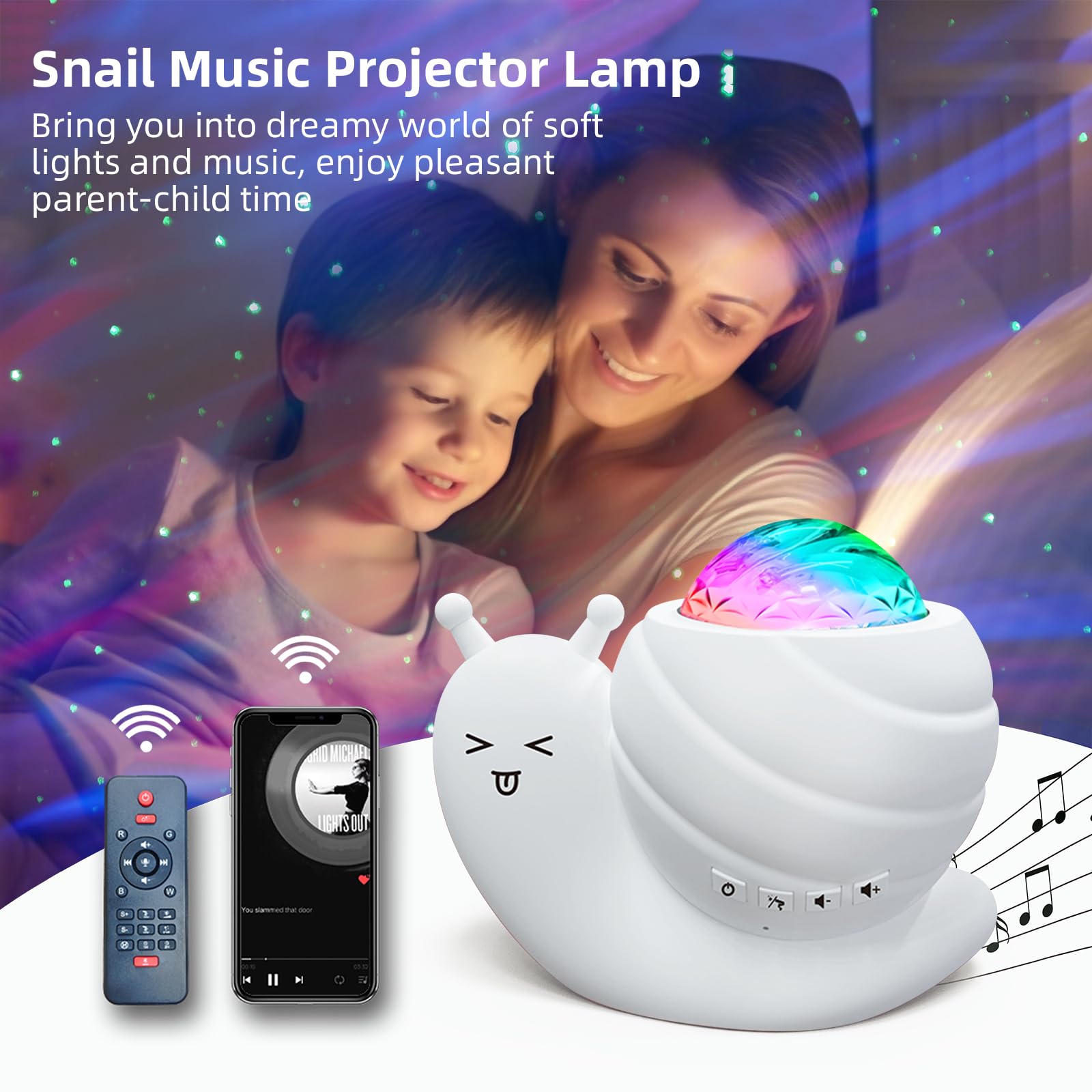 Mycket Star Projector timer-off feature helps worry-free nights