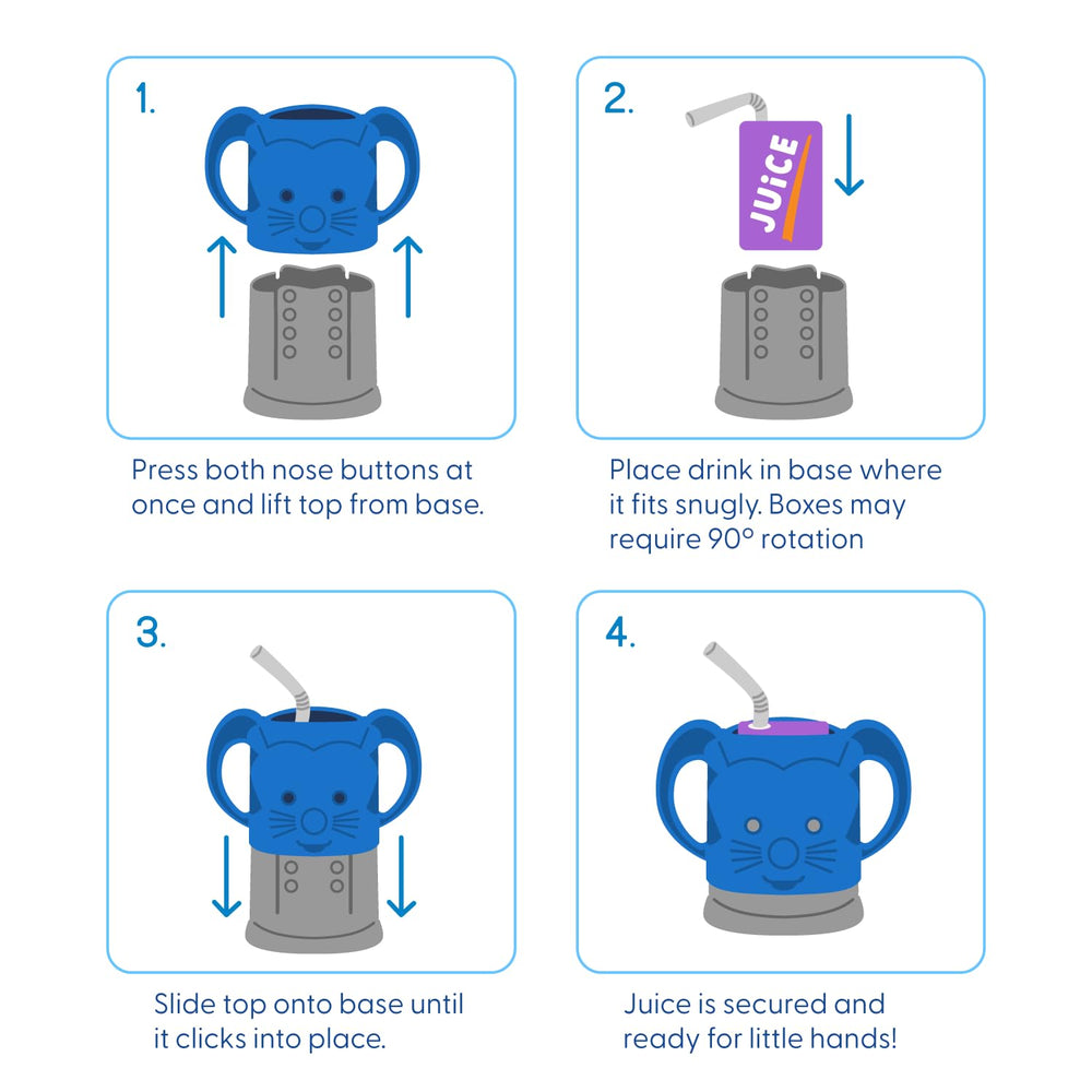 MyDrinky BPA-free materials ensure safe daily use by kids every day.
