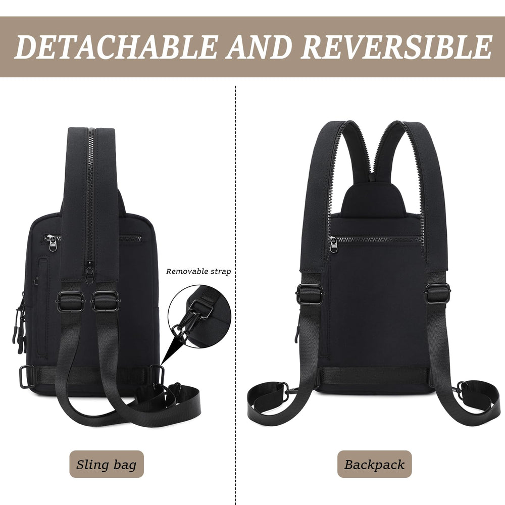 MYHOZEE 2-in-1 crossbody Love-Checked Coffee adjustable straps customize comfort for daily wear.