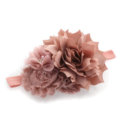 My Lello baby headband with rhinestones accents for special occasions.