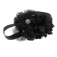 My Lello headband with soft stretchy elastic for comfortable wear in photos.