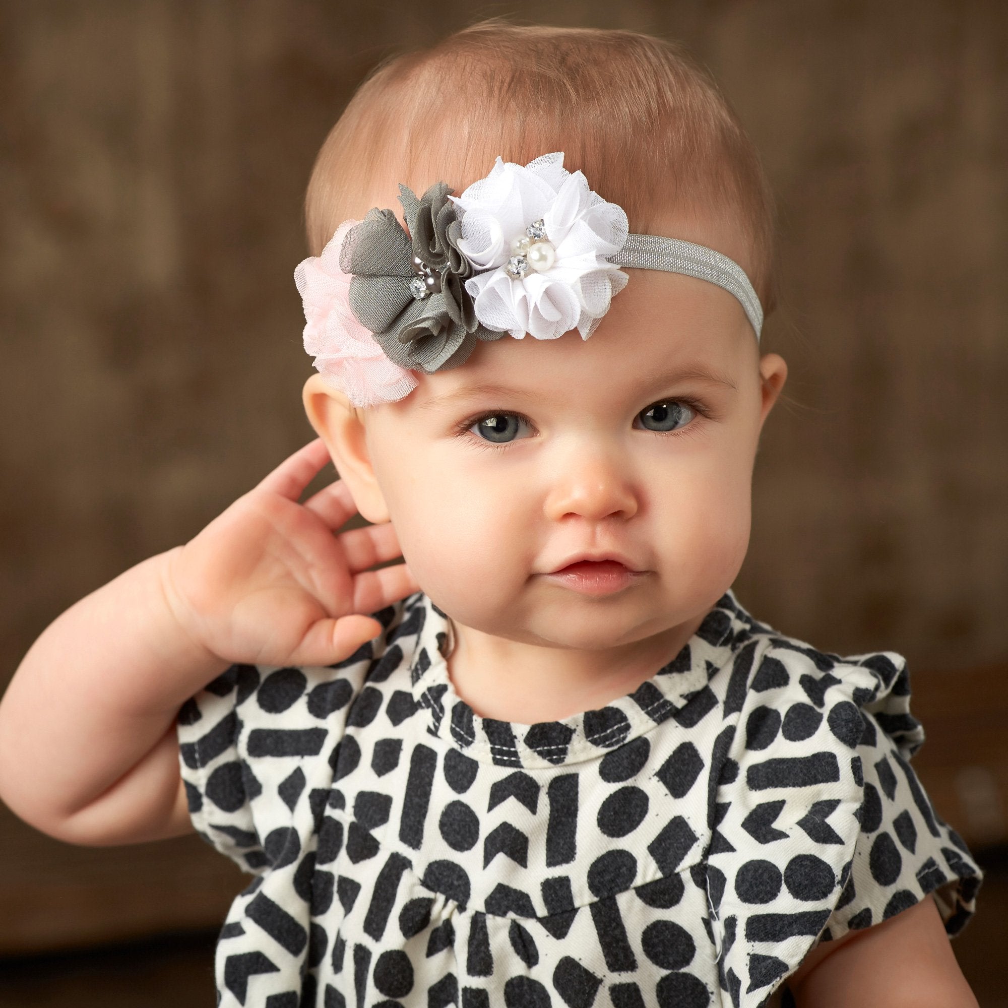 My Lello soft chiffon flowers closeup, delicate design for elegant outfits