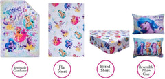 My Little Pony fitted sheet soft microfiber adds gentle comfort.