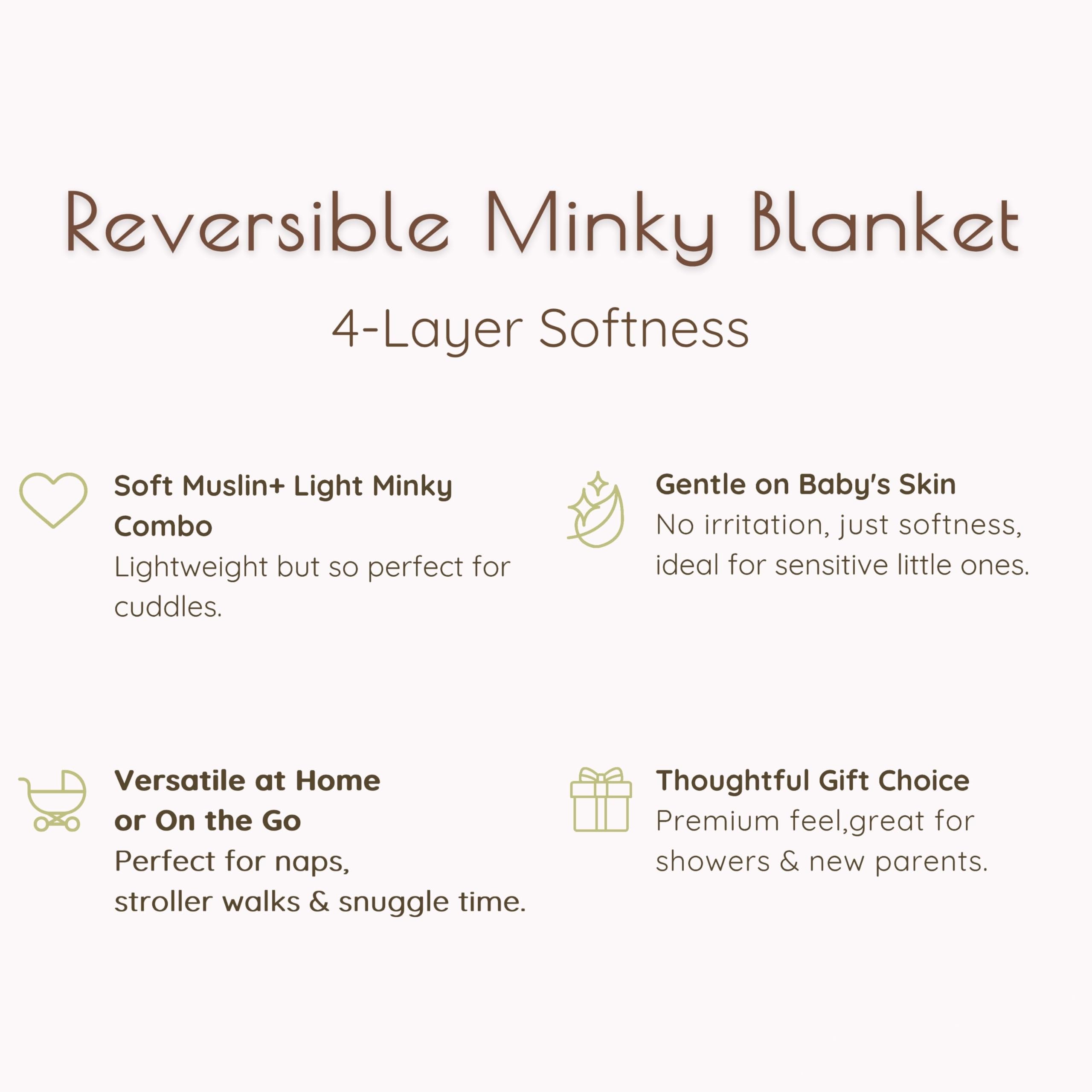 MY LITTLE ZONE gift-ready blanket packaging highlights a thoughtful newborn present.