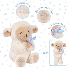 MyMateZoe Let Us Pray baby book for early prayer learning with rounded corners safety.