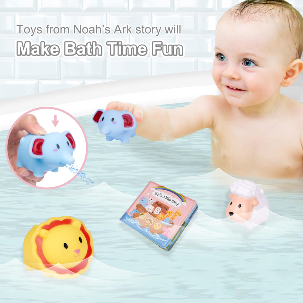 MyMateZoe Noahs Ark bath book for Noah's Ark storytelling during bath