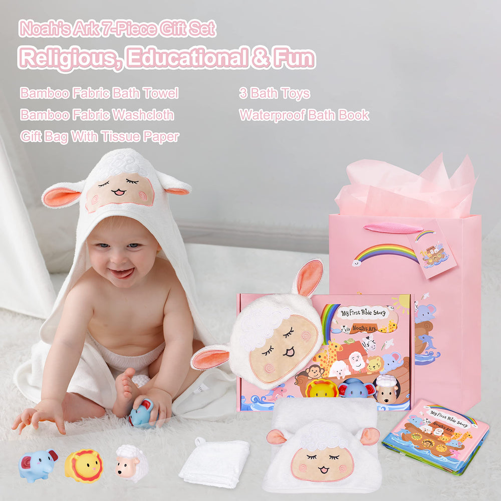 MyMateZoe Noahs Ark washcloth soft and gentle for newborn skin