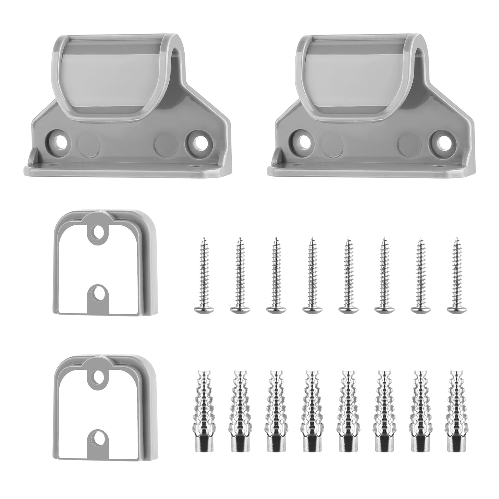 MYPIN retractable baby gate brackets for quick, secure wall mounting
