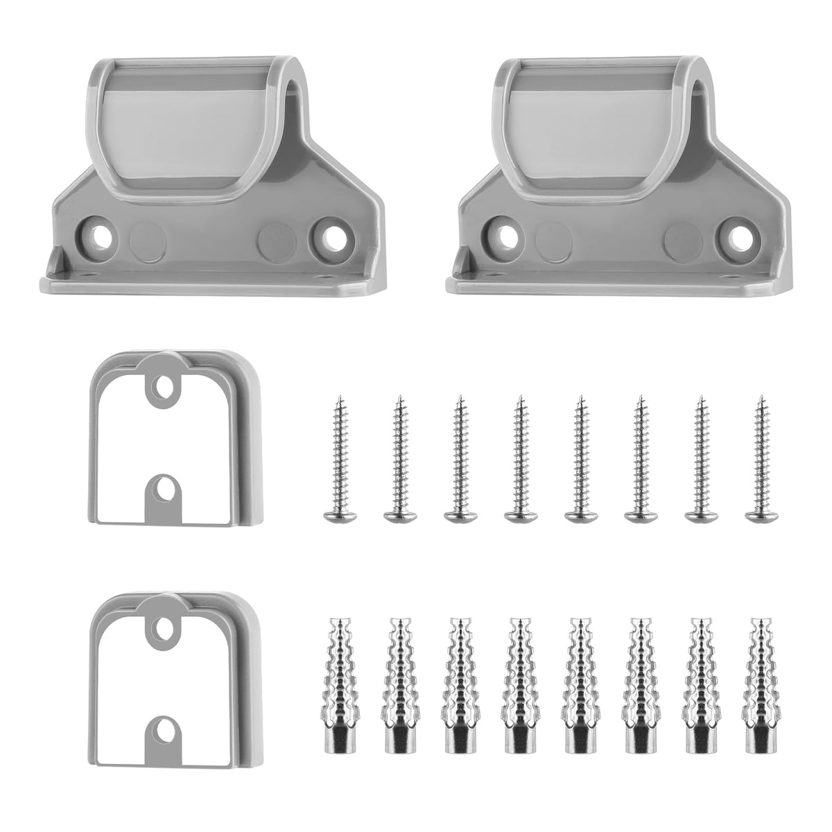 MYPIN retractable baby gate brackets for quick, secure wall mounting