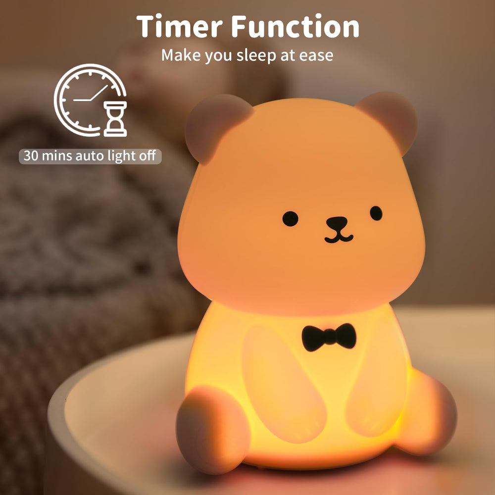 Myratts teddy bear nightlight compact, travel-friendly for dorms