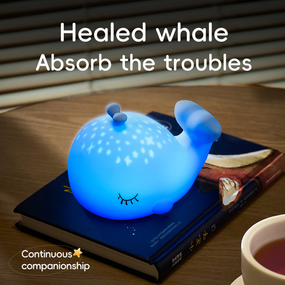 Myratts Whale Night Light compact travel-friendly size for camping.