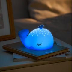 Myratts Whale Night Light warm ambient glow for bedtime comfort.