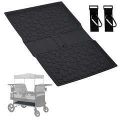 Myvikcar all-weather mat fits Wrangler Deluxe inside wagon for easy cleanup