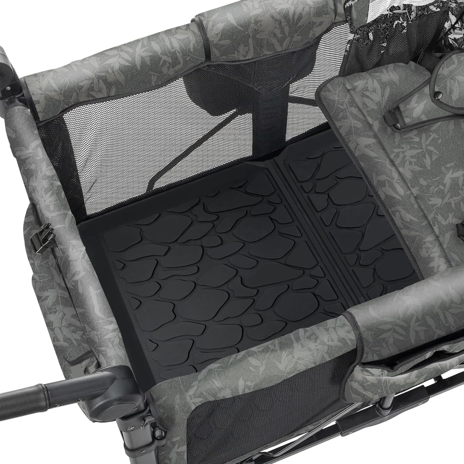 Mat protects interior from sand, dirt, snow, and rain