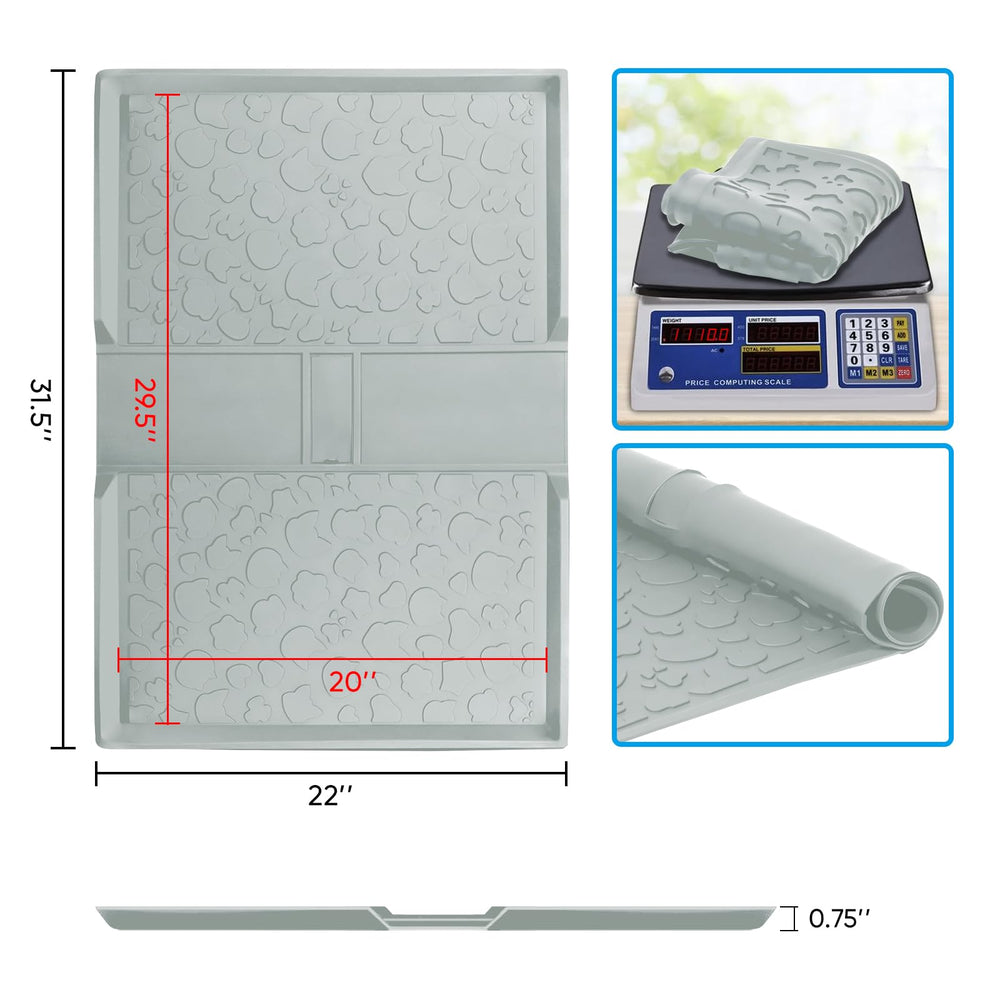 Myvikcar silicone wagon floor protector soft touch features easy cleaning after outdoor trips