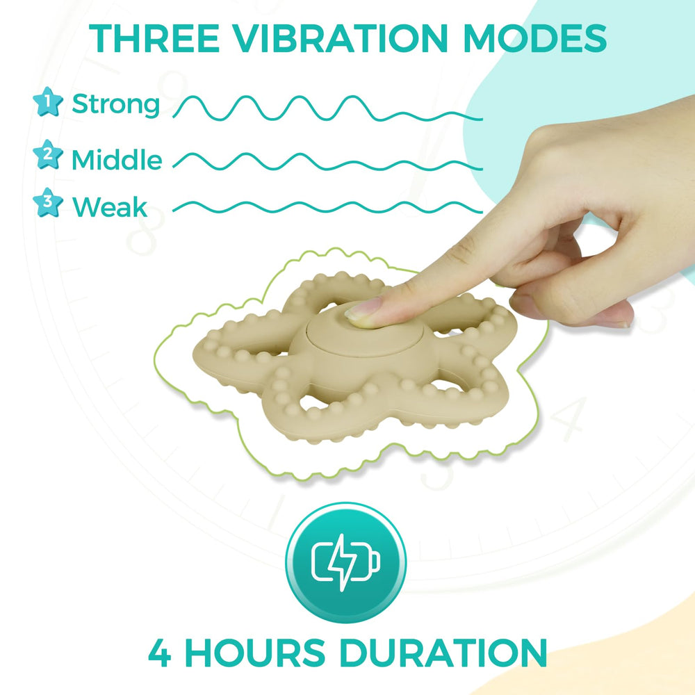 Myvikcar vibrating toy with three modes for autism sensory therapy.