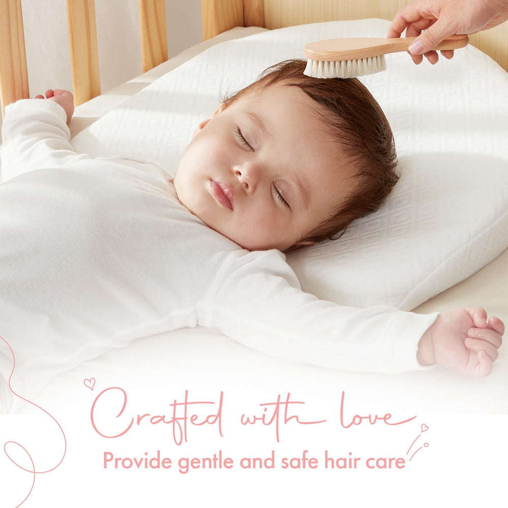 MYZI cradle-cap prevention brushing supports scalp comfort