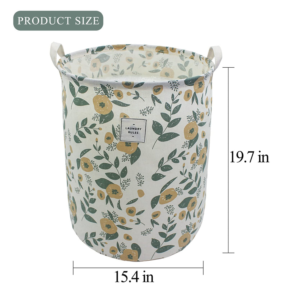 Mziart laundry basket with side handles makes carrying laundry effortless