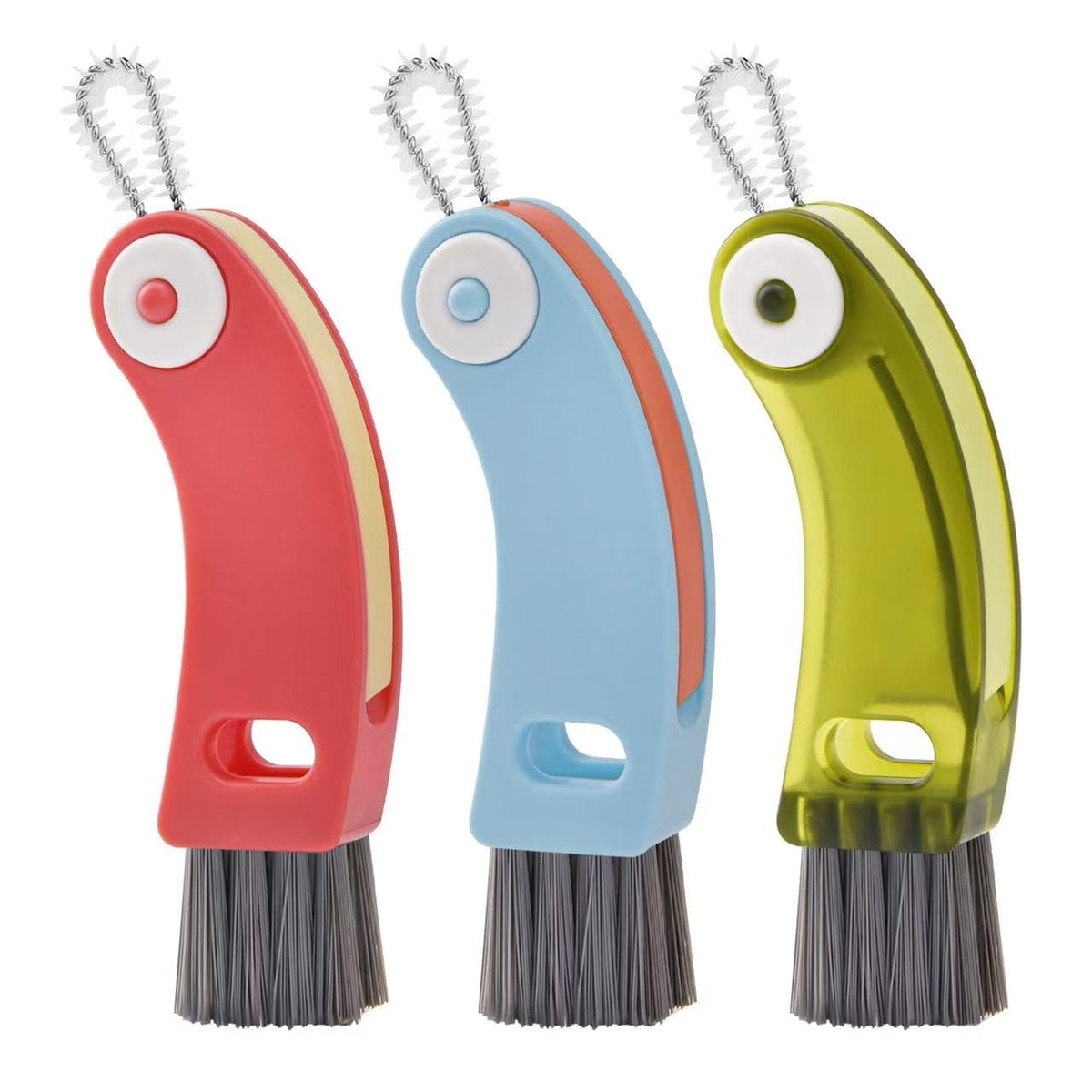 MZLUWM 3-in-1 cup lid brush assembly shows versatile cleaning design