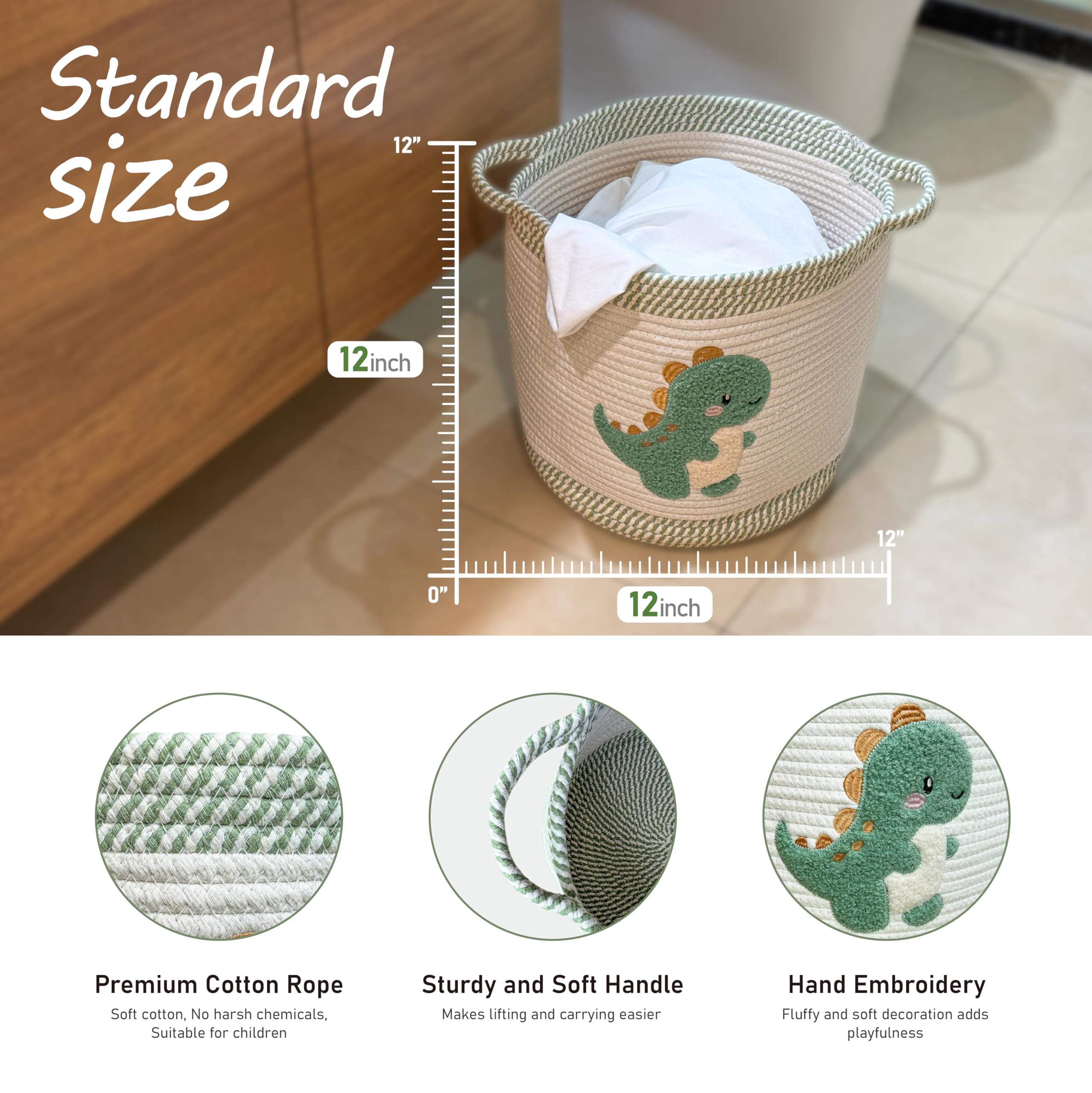 Mzzelry basket can be machine washed cold for easy cleanup.