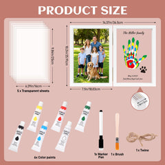 Nabance custom white folding frame holds memories and photos in a compact display.