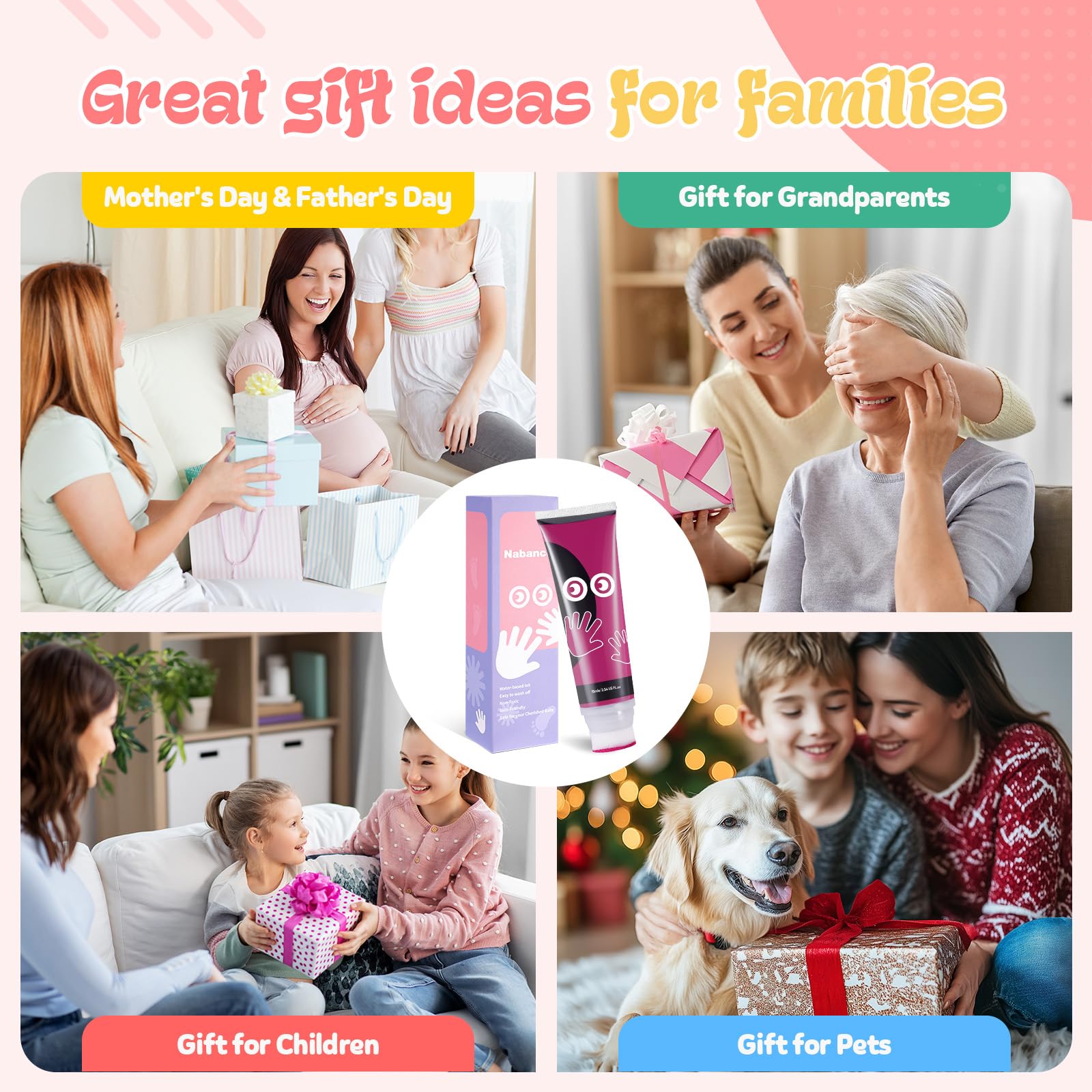 Nabance diy gift crafting using pink ink for crafts and cards.