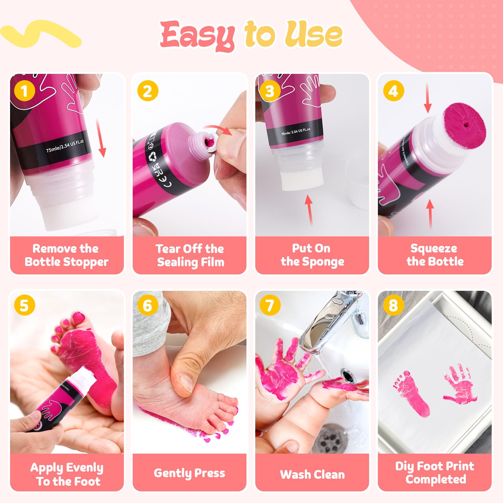 Nabance dog pawprint ink captures pet memories with a safe formula.