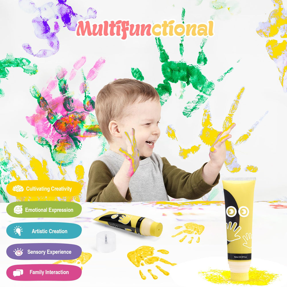 Nabance dog pawprint yellow ink squeeze-head for easy application.