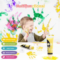 Nabance dog pawprint yellow ink squeeze-head for easy application.