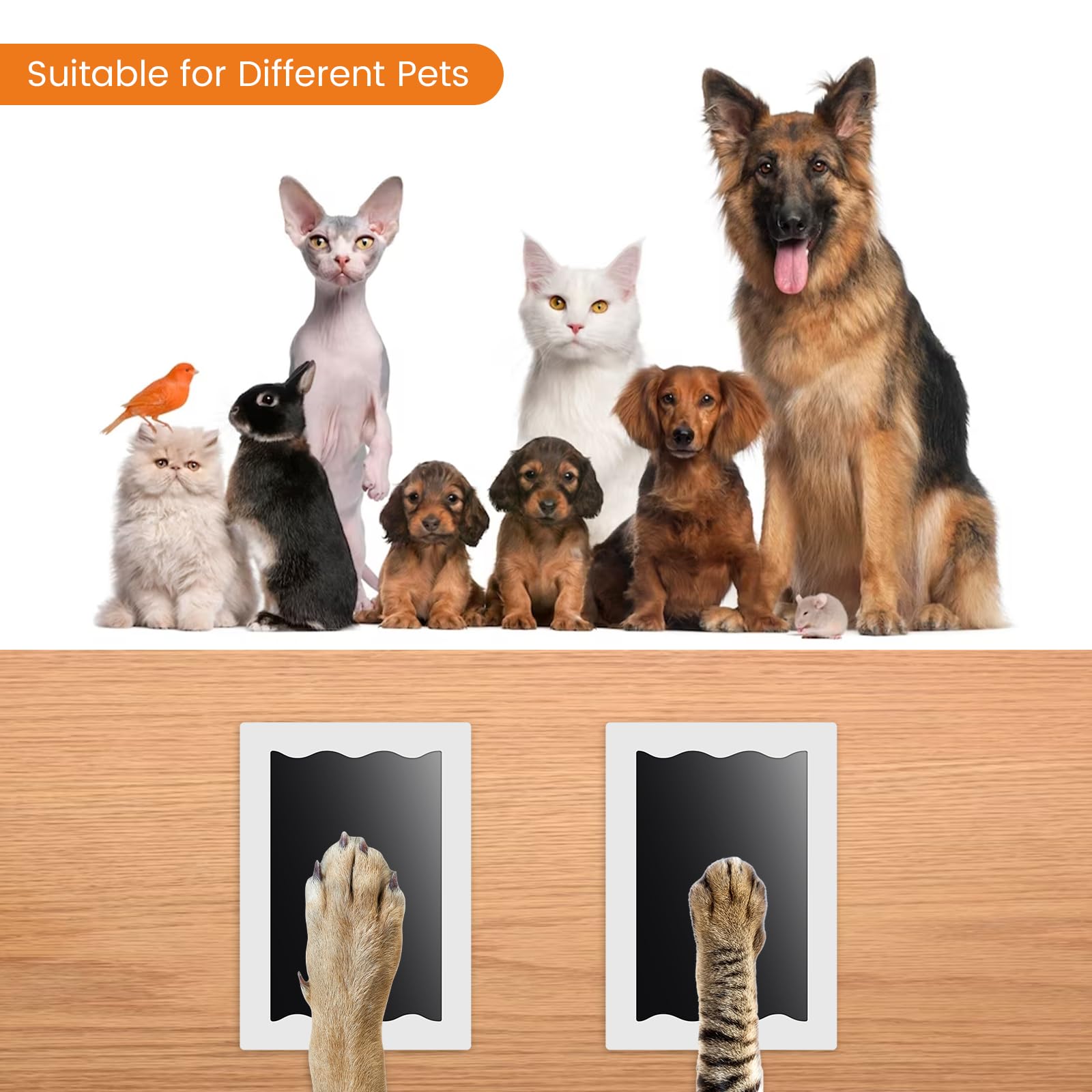 Nabance drying imprint cards illustrating proper drying for clear keepsakes.
