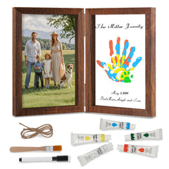 Nabance family-handprint-kit frame setup ready for keepsake memories
