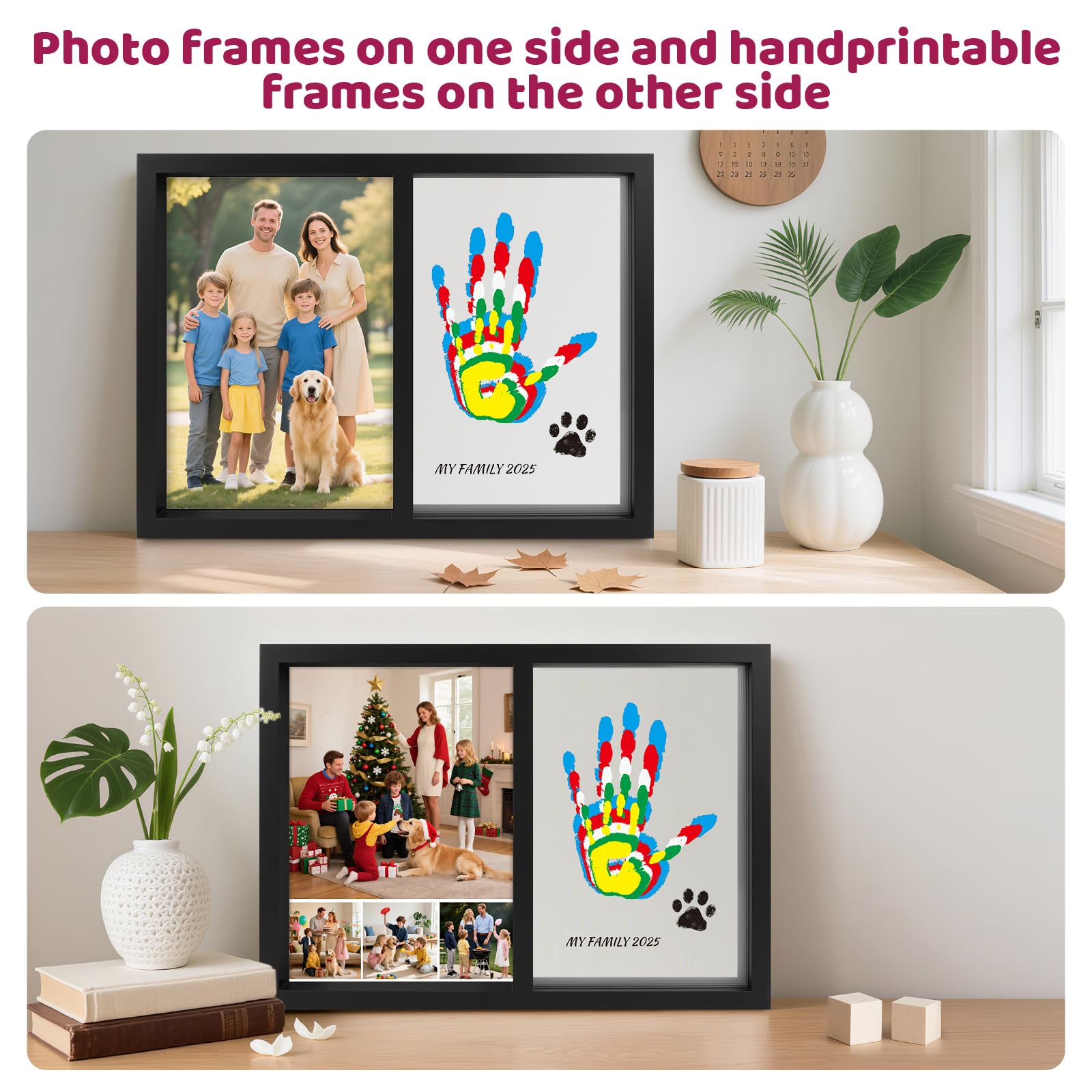 Nabance handprints close-up captures tiny prints and warm family moments.