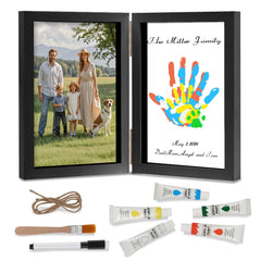 Nabance Family Handprint Kit close-up shows vibrant paints for lasting keepsakes.