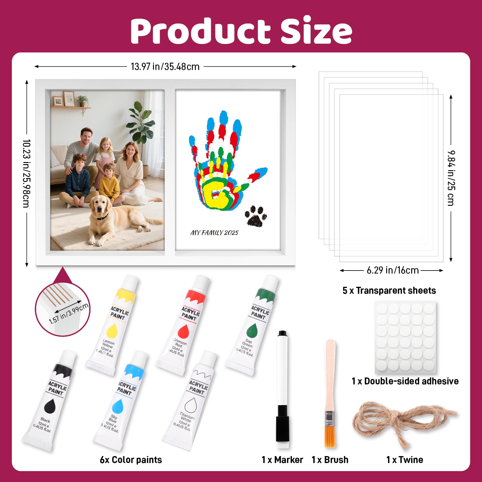 Nabance handprint paint colors set with non-toxic formula for safe kids' crafting.