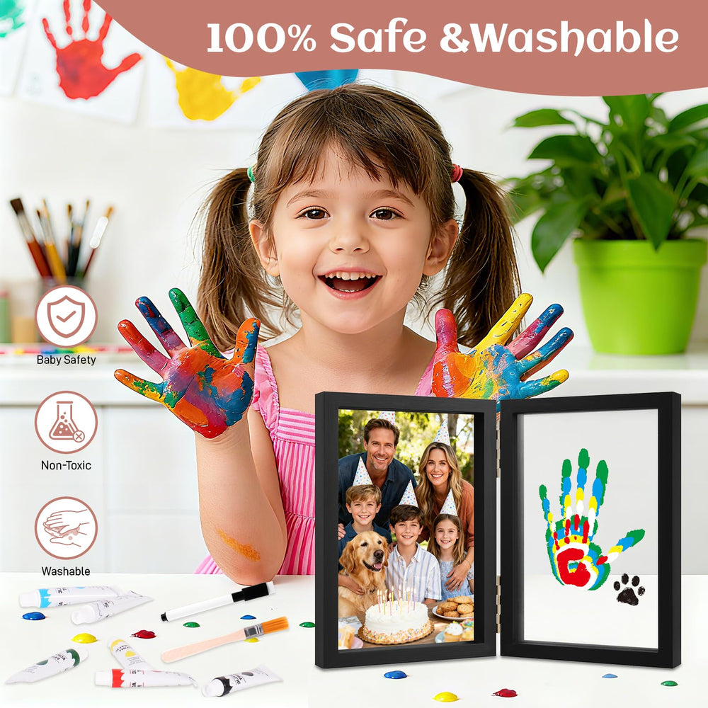 Nabance washable paints close-up highlighting easy cleanup
