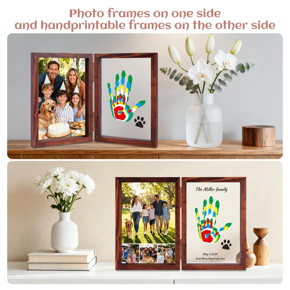 Nabance wooden frame detail showing sturdy construction for keepsakes