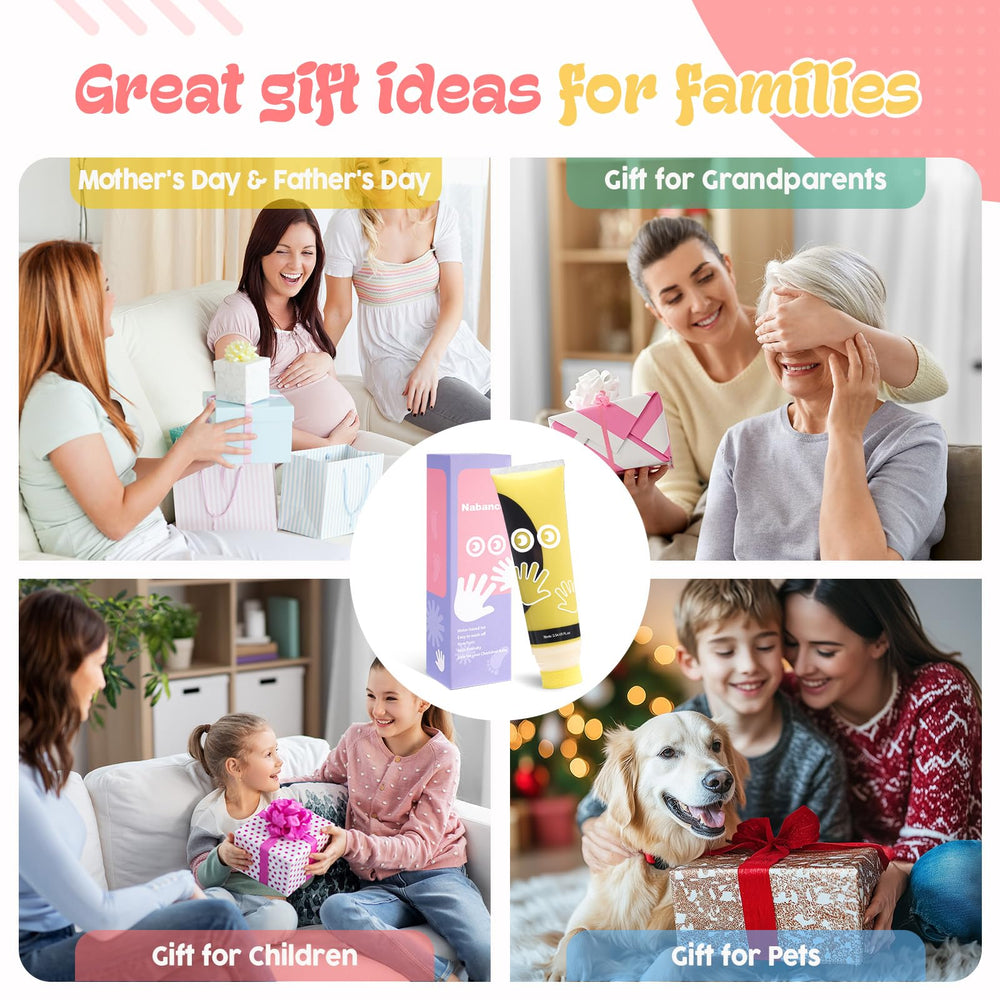 Nabance yellow ink gift-ready packaging supports DIY keepsakes.