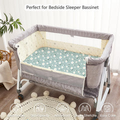 NacoMoco soft-silky-texture sheet feels gentle on delicate baby skin