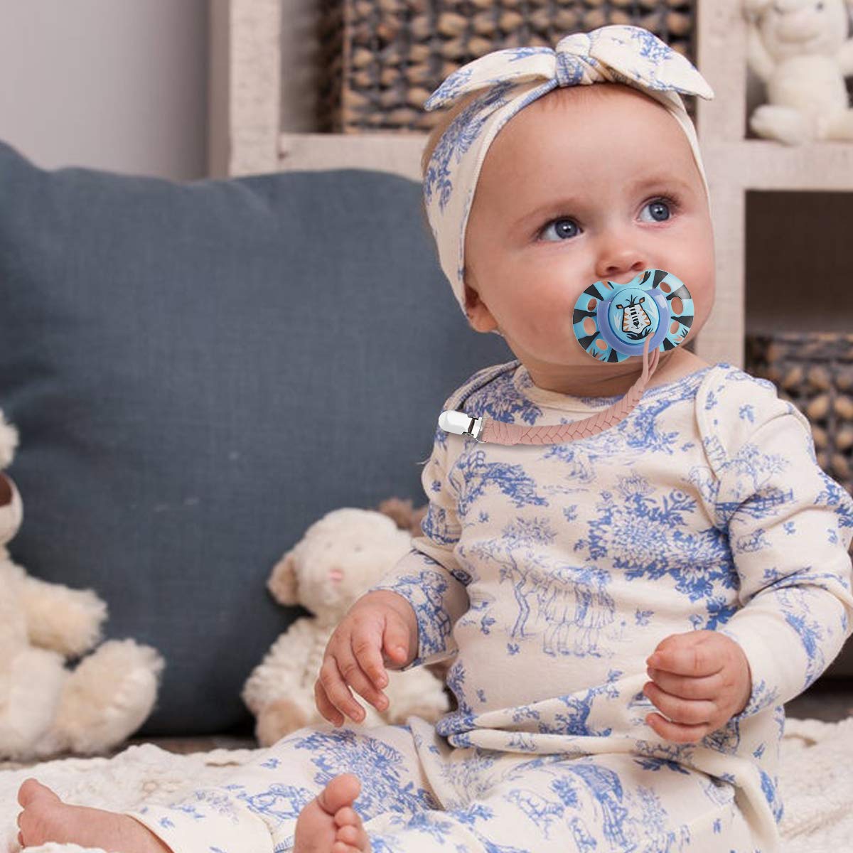 NacyLocalsugee pacifier clip handmade braided rope highlights craft and durability