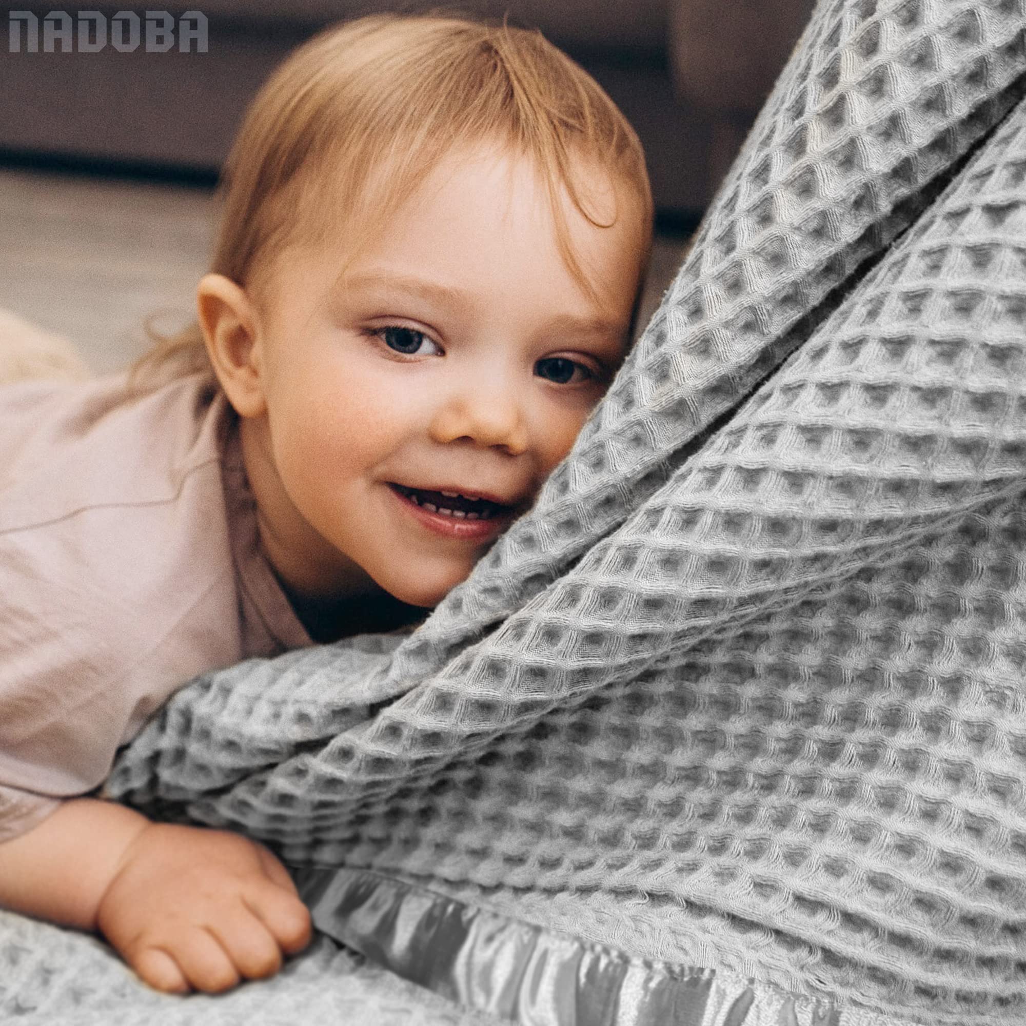 NADOBA machine washable blanket ready for easy care