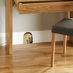 NaFurAhi 3D mouse hole wall sticker offers easy application to smooth surfaces.