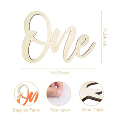 NaFurAhi noxozoqm wall display sign elevates wall and table decor for milestones