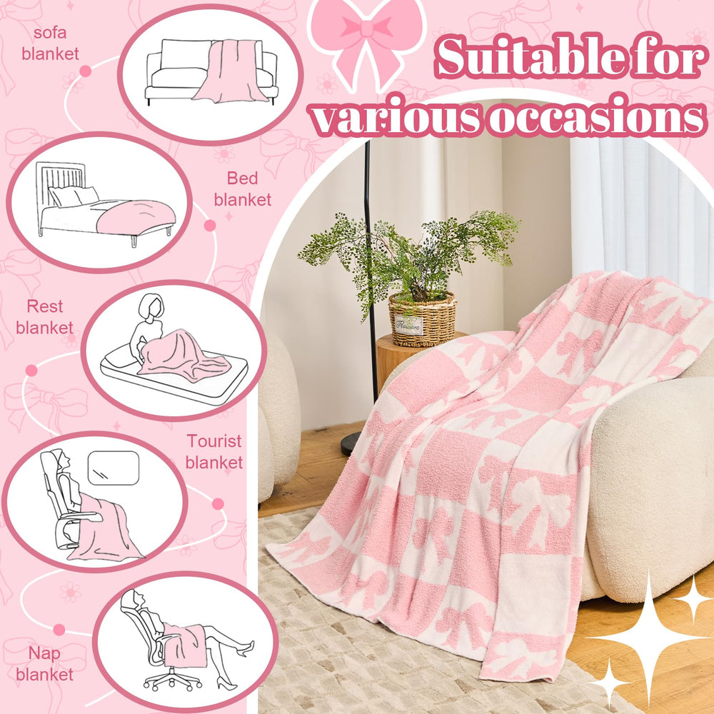 Nahjiiem 50x60-inch baby blanket—snuggle-ready on sofa or bed.