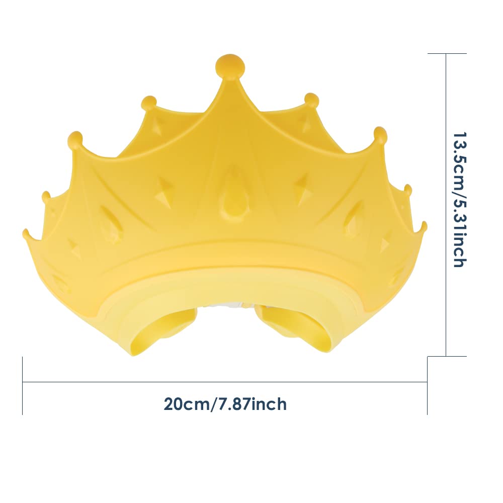 NAIHOD baby shower cap adjustable buckle back for a comfortable fit