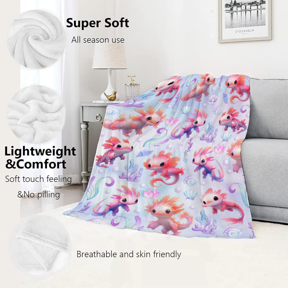Nairatmya axolotl blanket folded layout highlights compact portability.