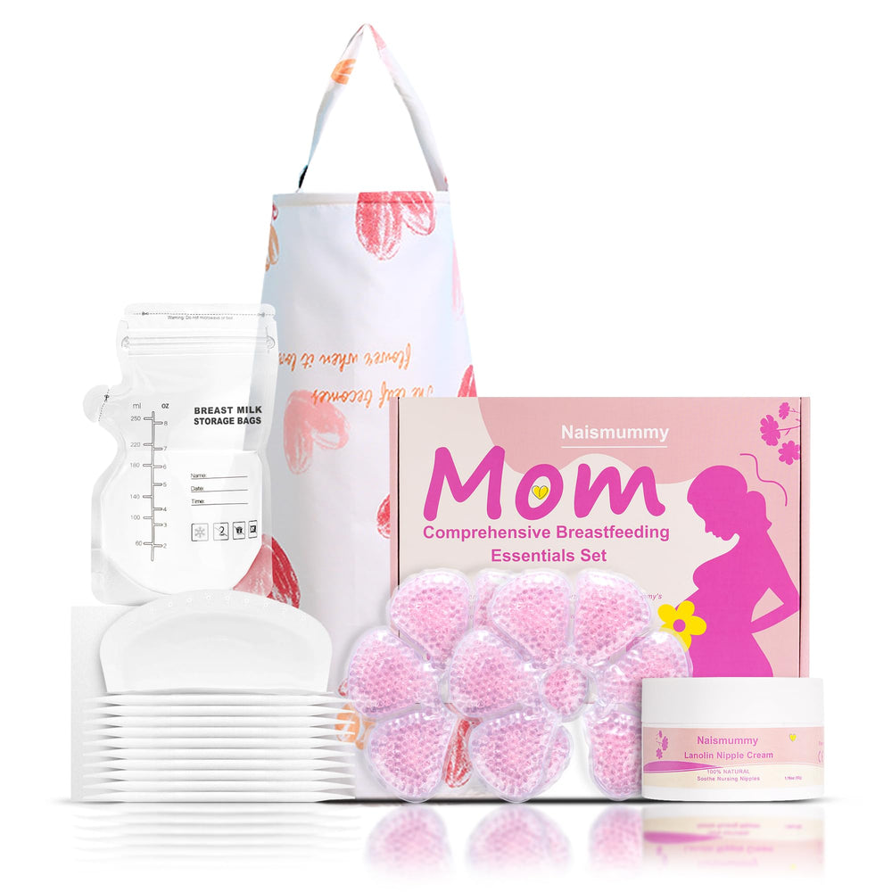 NAISMUMMY breastfeeding-essentials-kit for hospital-to-home feeding transition.