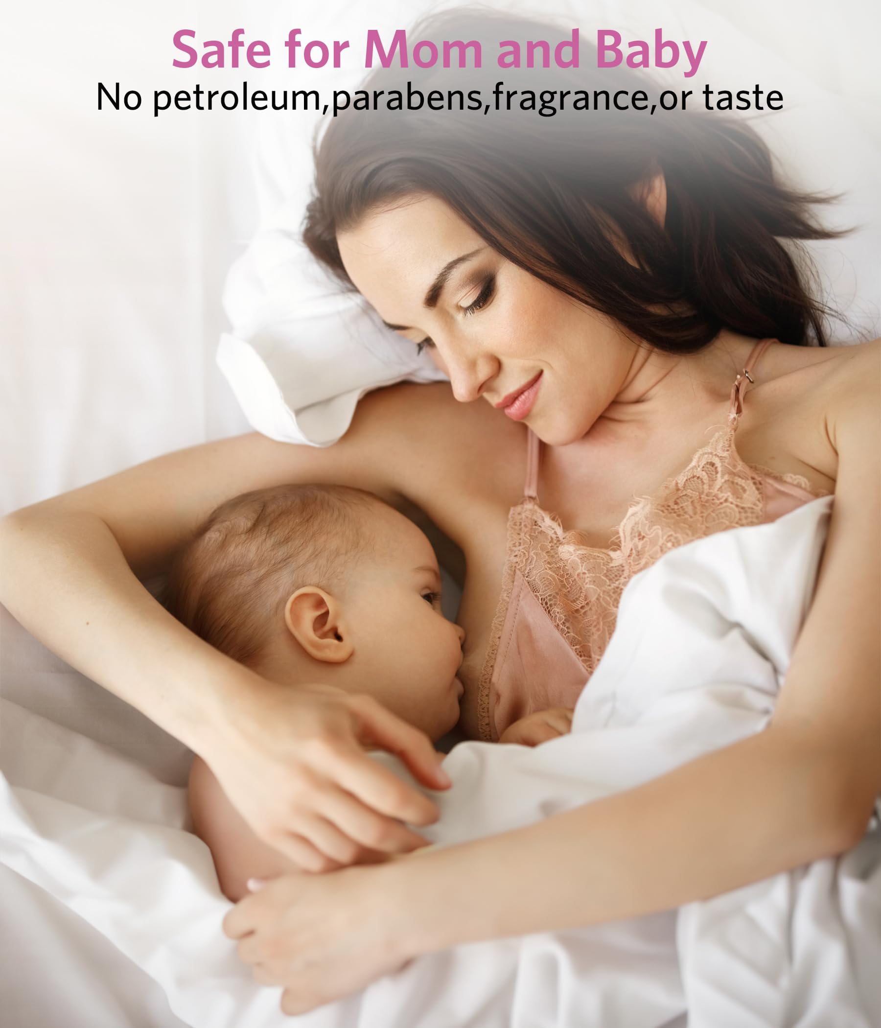 NAISMUMMY Lanolin Nipple Cream for lips and elbows shows versatile moisturizing for dry skin.