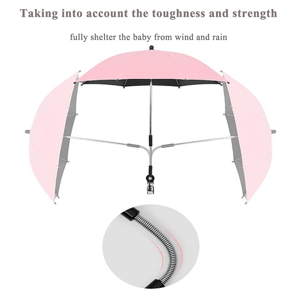 Nakazawa stroller umbrella frame durability ensures lasting outdoor shade.