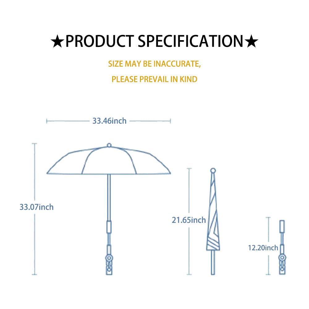 Nakazawa umbrella baby stroller clip-on universal-fit for easy setup.