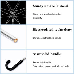 Nakazawa umbrella sstroller-high-carbon-steel-frame ensures durable, long-lasting protection.